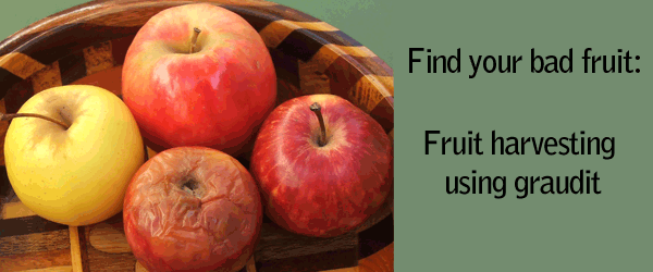 Fruit Harvesting using graudit: Find your bad fruit